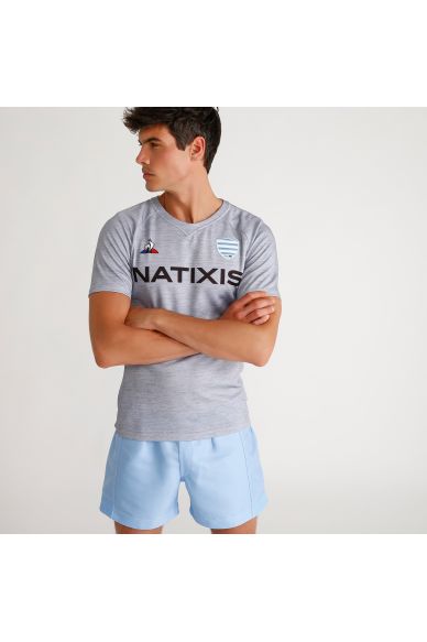 short le coq sportif homme gris