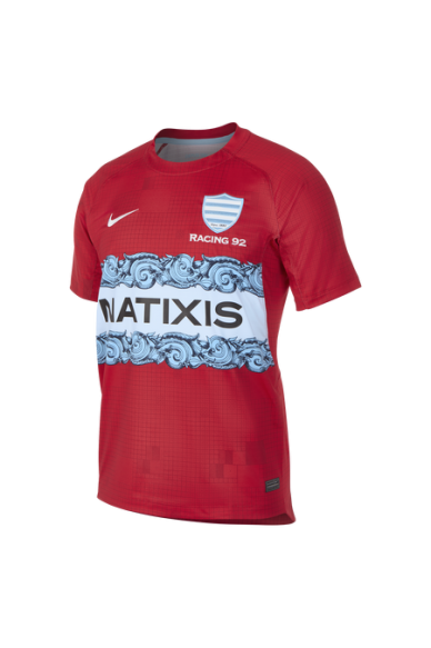 Racing92 Maillot Europe Rouge Homme 21-22