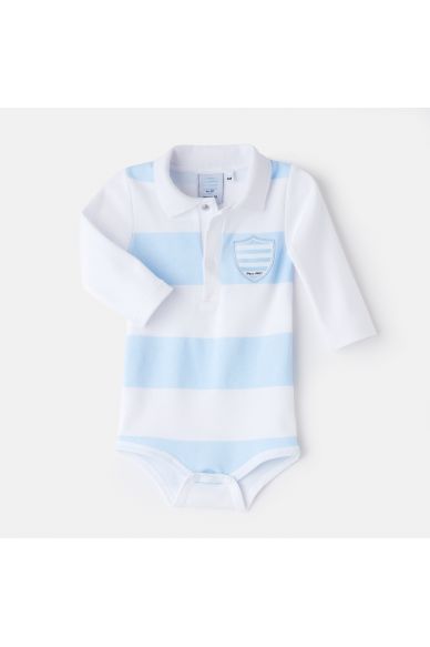 Body MC Polo Racing 92 Ciel et Blanc