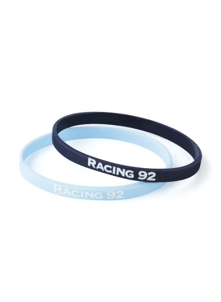 Duo bracelets silicone Racing 92