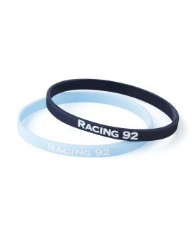 Duo bracelets silicone Racing92