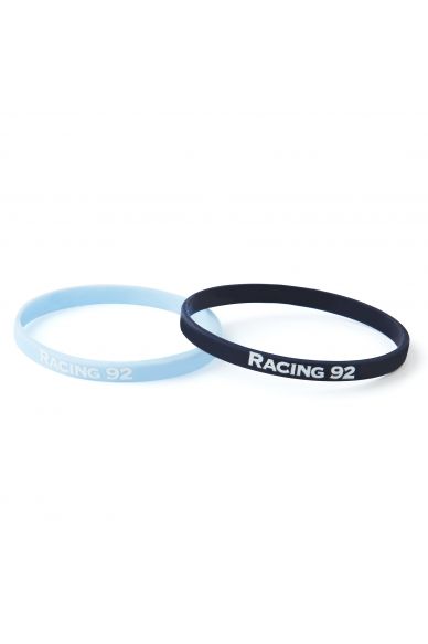 Duo bracelets silicone Racing 92