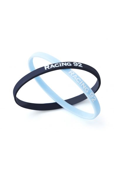 Duo bracelets silicone Racing 92