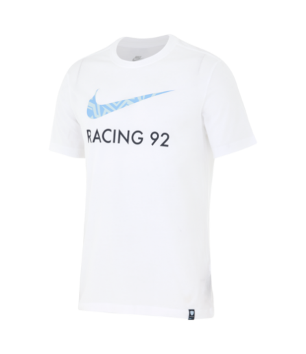 T-shirt Homme Blanc 25-26 Racing 92 x Nike