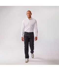 Jean droit en denim bleu marine Eden Park x Racing 92