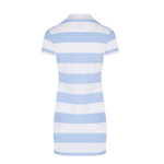 Robe MC piquée Rayée Ciel et Blanc