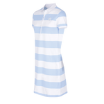 Robe MC piquée Rayée Ciel et Blanc