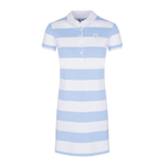 Robe MC piquée Rayée Ciel et Blanc
