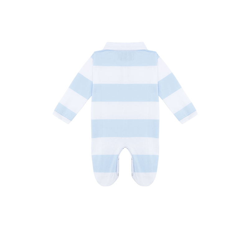 Body BB ML Ciel et Blanc