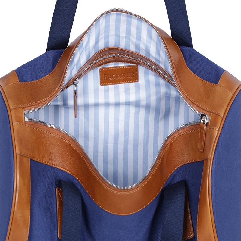 Sac Club Bowling Toile Marine 24H