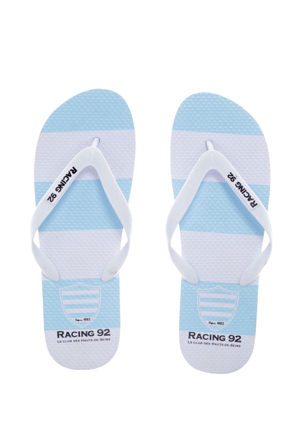 TONGS RACING 92 Ciel et Blanc