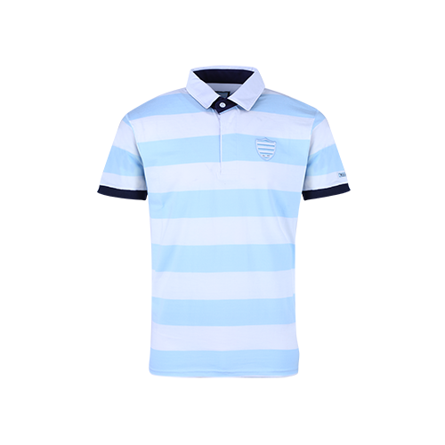 Polo MC James Racing 1882Sky Blue White