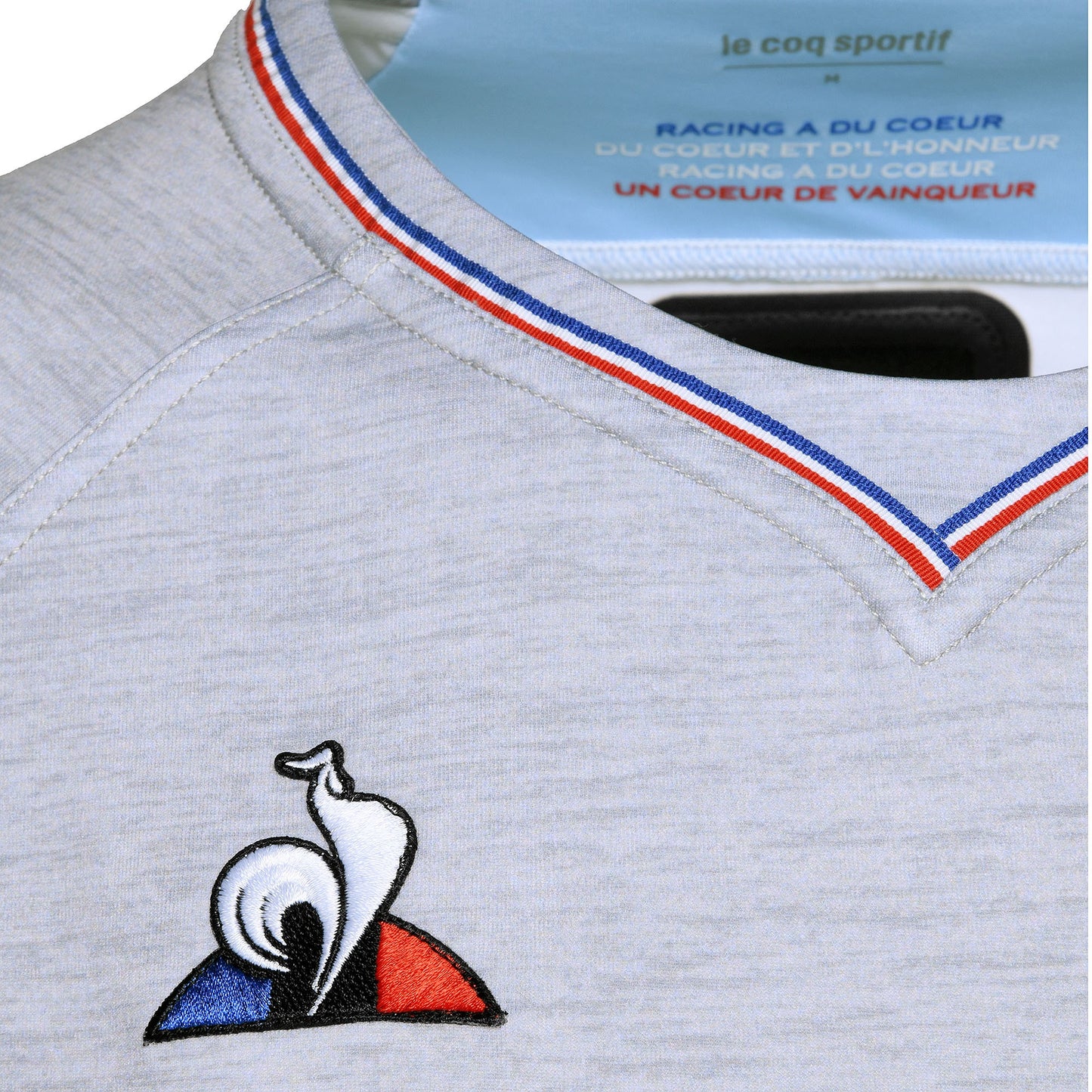 Maillot Pro M gris chiné clair 18-19 RACING 92