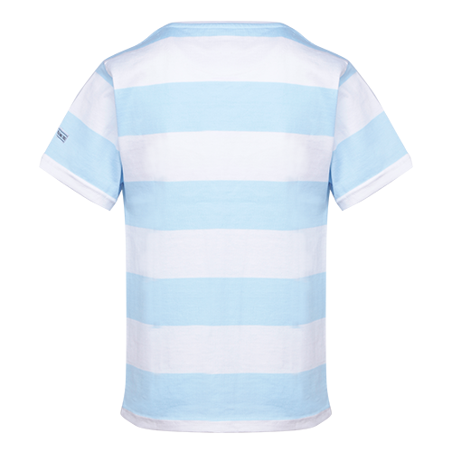 T-Shirt MC ciel et blanc Kid Racing 92