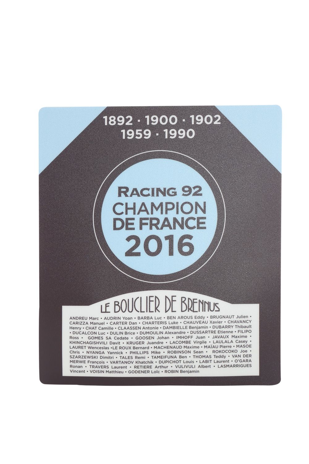 Tapis de souris Champion de France 2016
