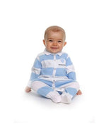 Combinaison Bébé ciel et blanc Racing 92