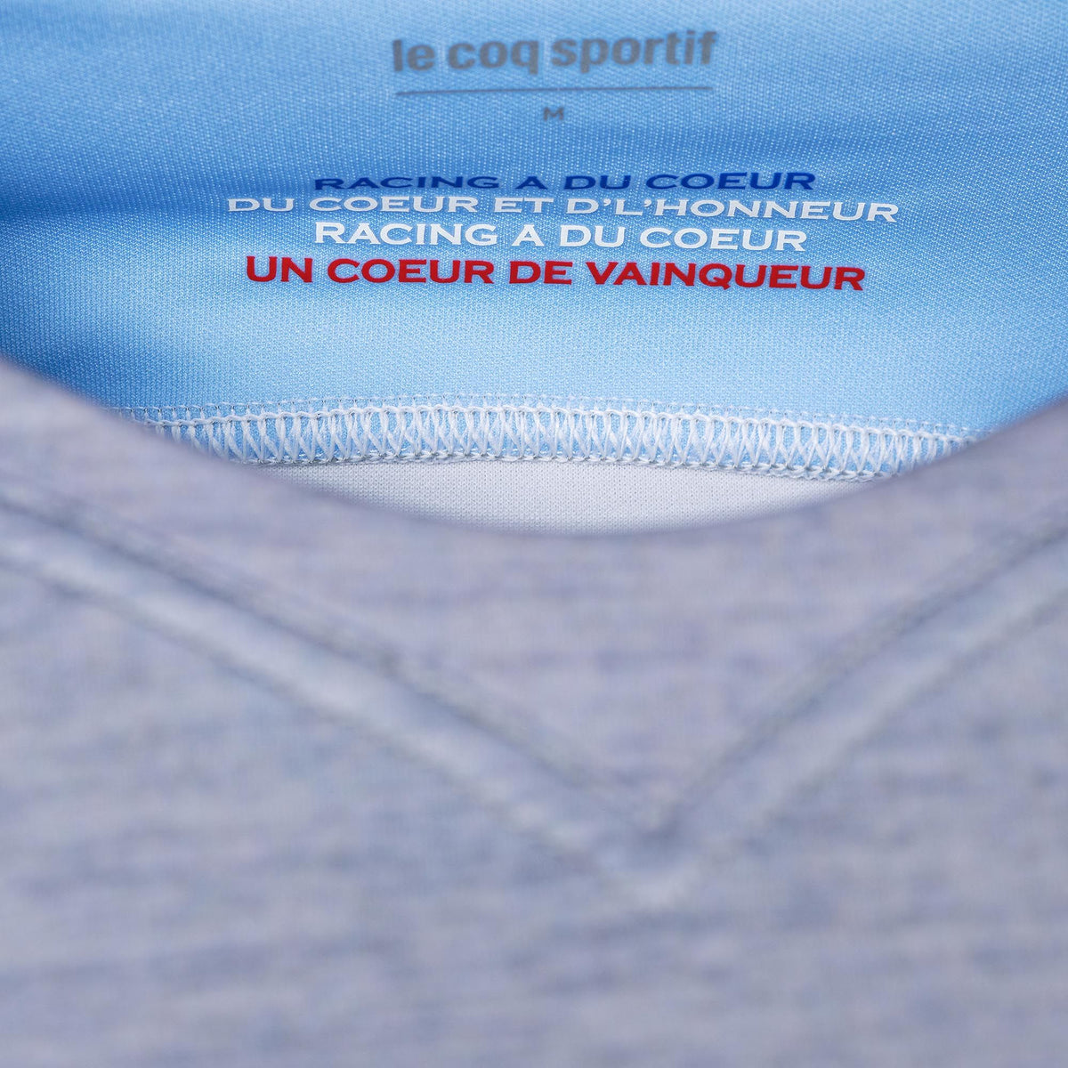 Maillot pro gris homme 19-20 Racing 92 x Le Coq Sportif