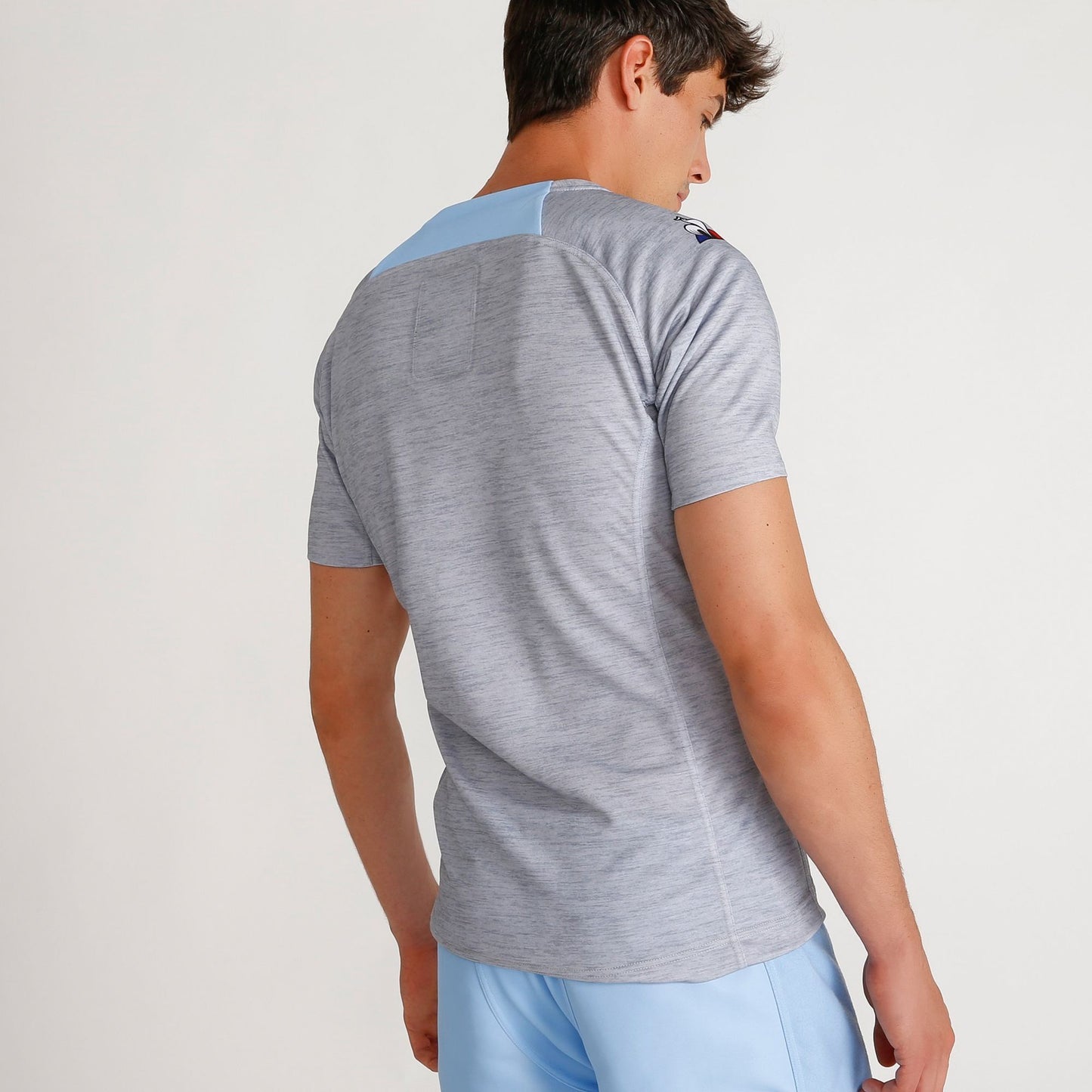 Maillot pro gris homme 19-20 Racing 92 x Le Coq Sportif