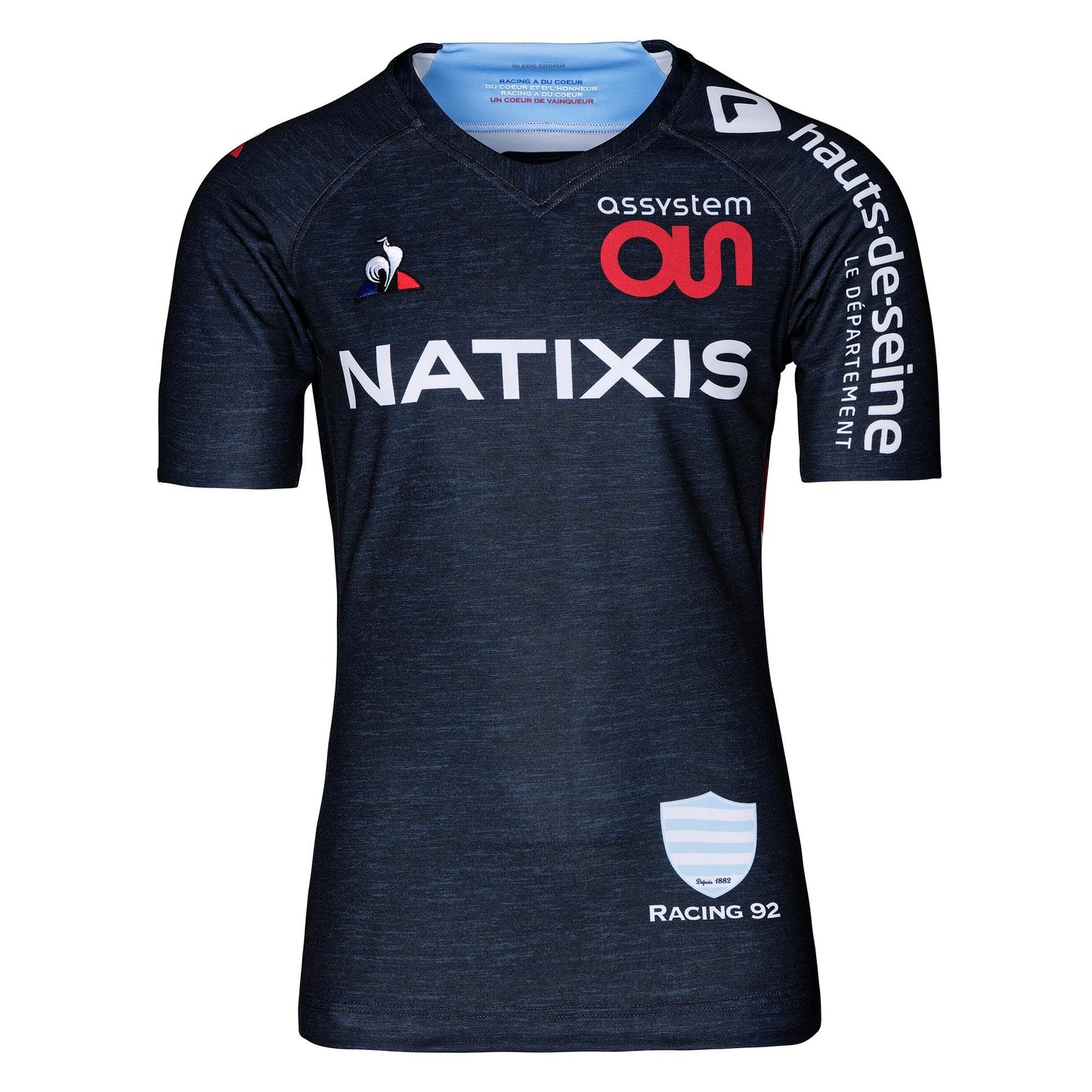 Maillot pro marine homme 19-20 Racing 92 x Le Coq Sportif