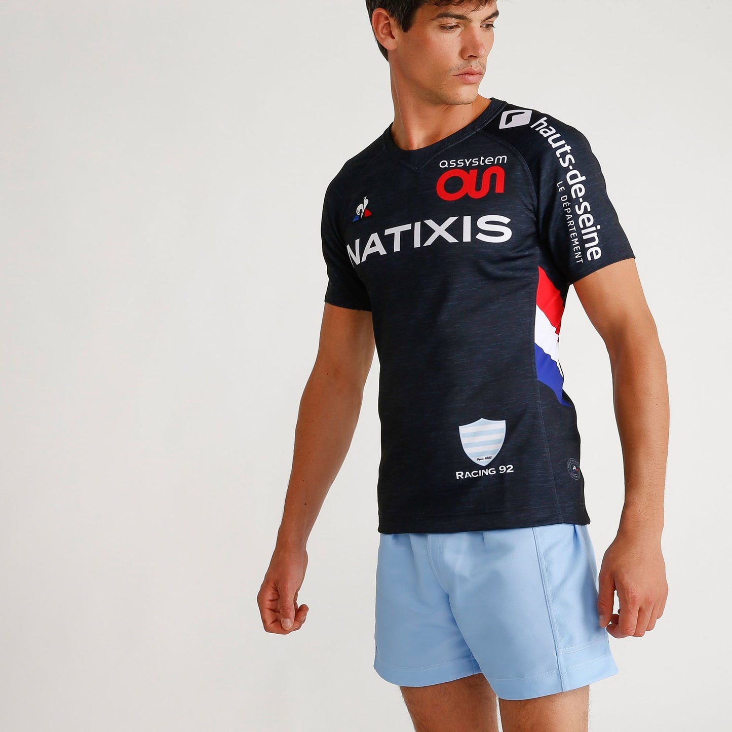 Maillot pro marine homme 19-20 Racing 92 x Le Coq Sportif
