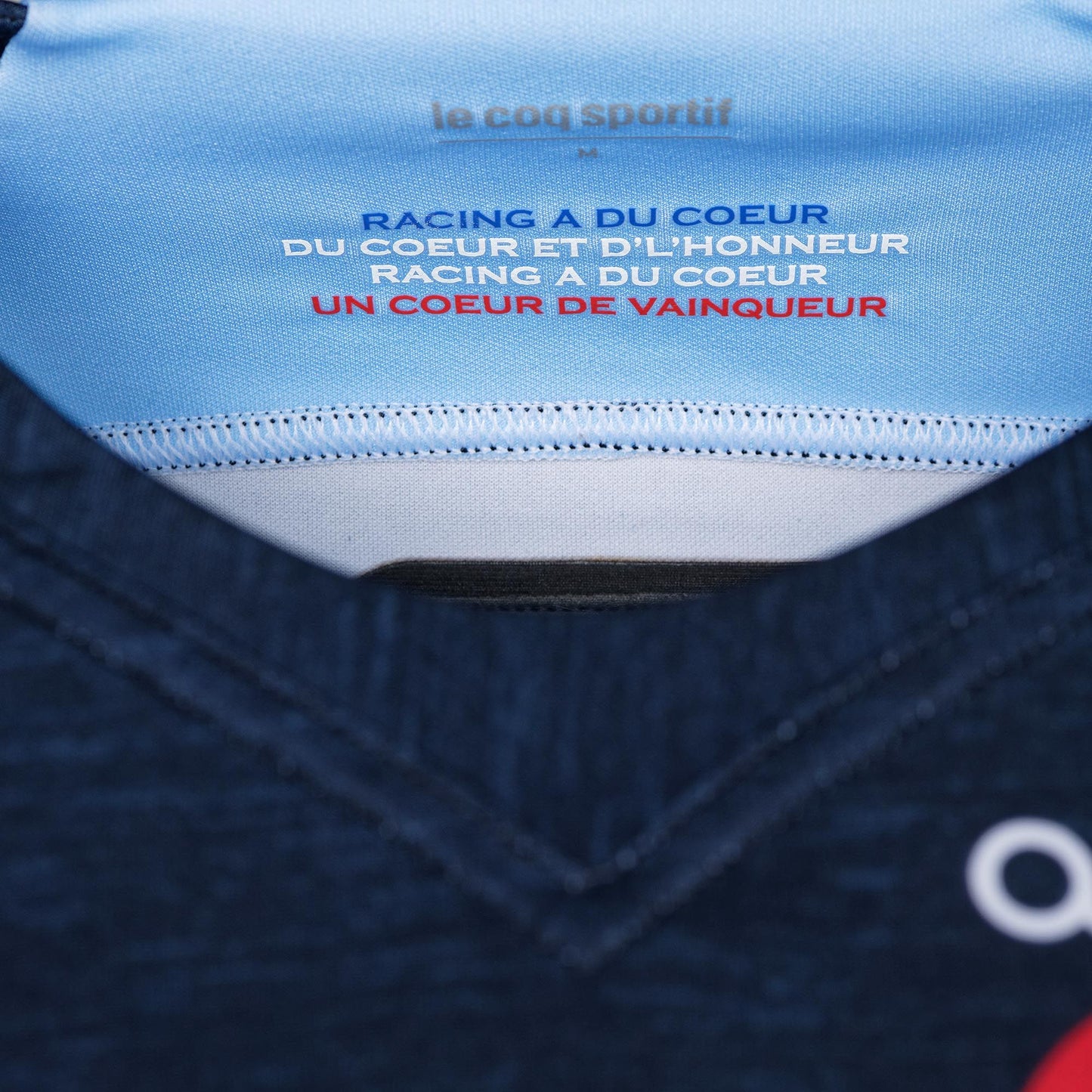 Maillot pro marine homme 19-20 Racing 92 x Le Coq Sportif