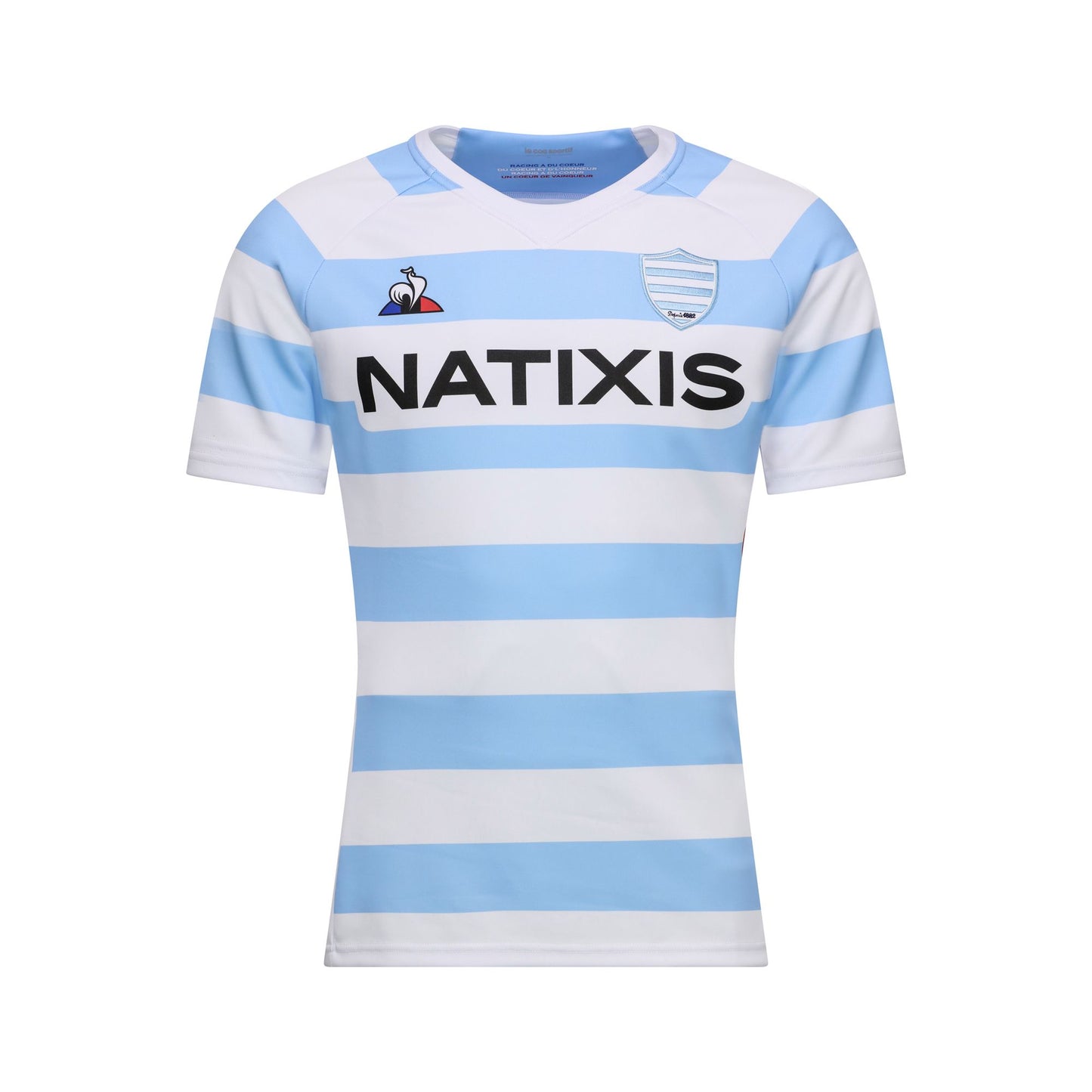 Maillot domicile ciel et blanc homme 19-20 Racing 92 x Le Coq Sportif