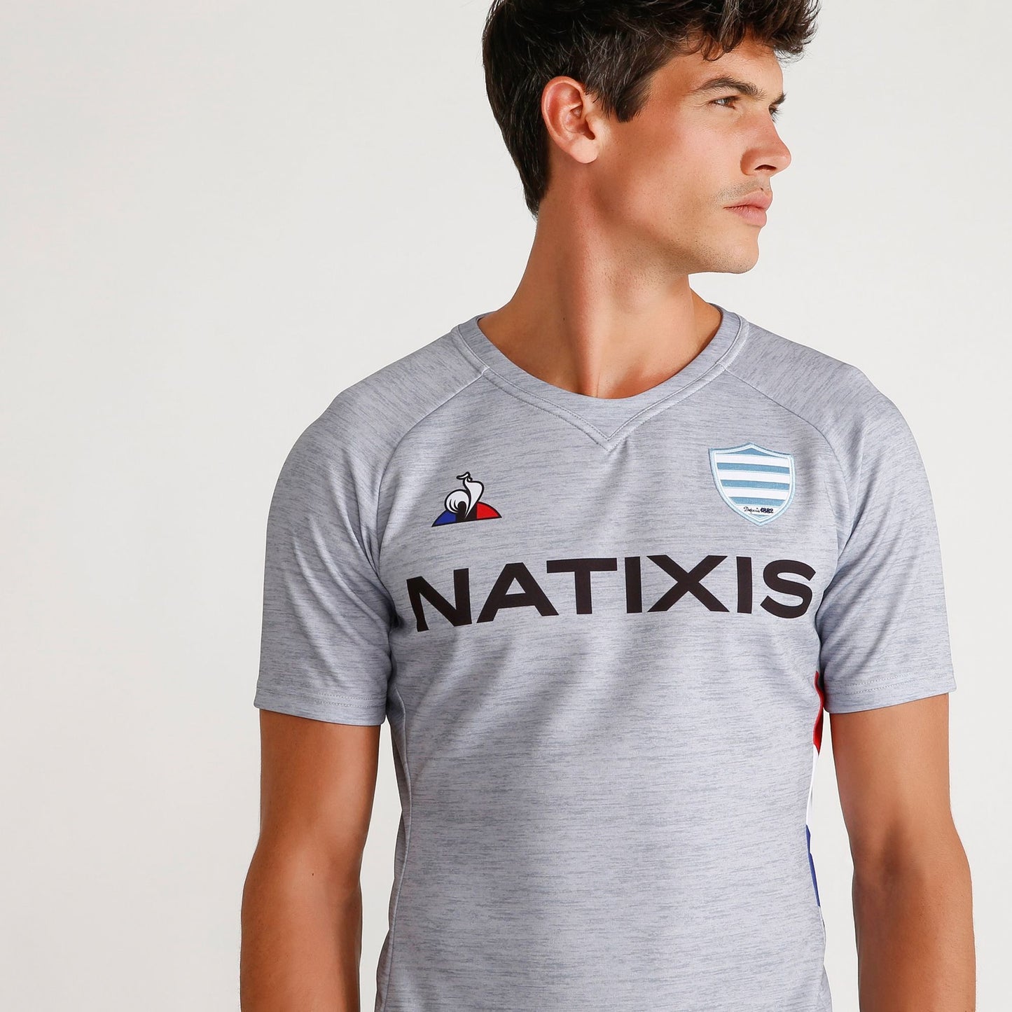 Maillot extérieur gris homme 19-20 Racing 92 x Le Coq Sportif