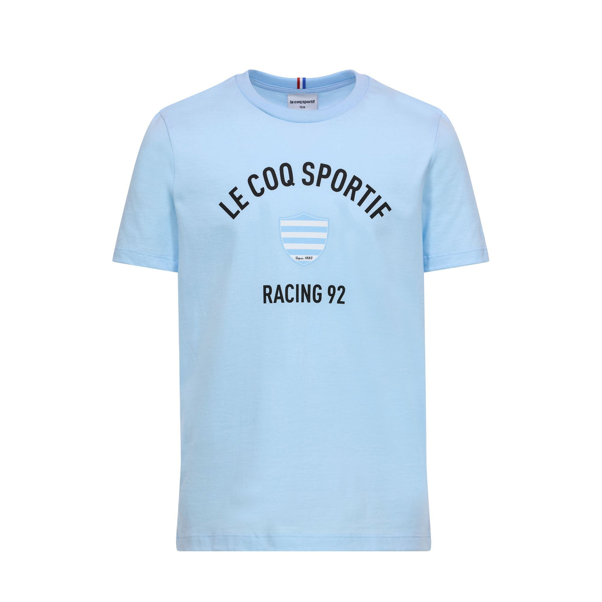 Tee shirt bleu ciel enfant 19-20 Racing 92 x Le Coq Sportif