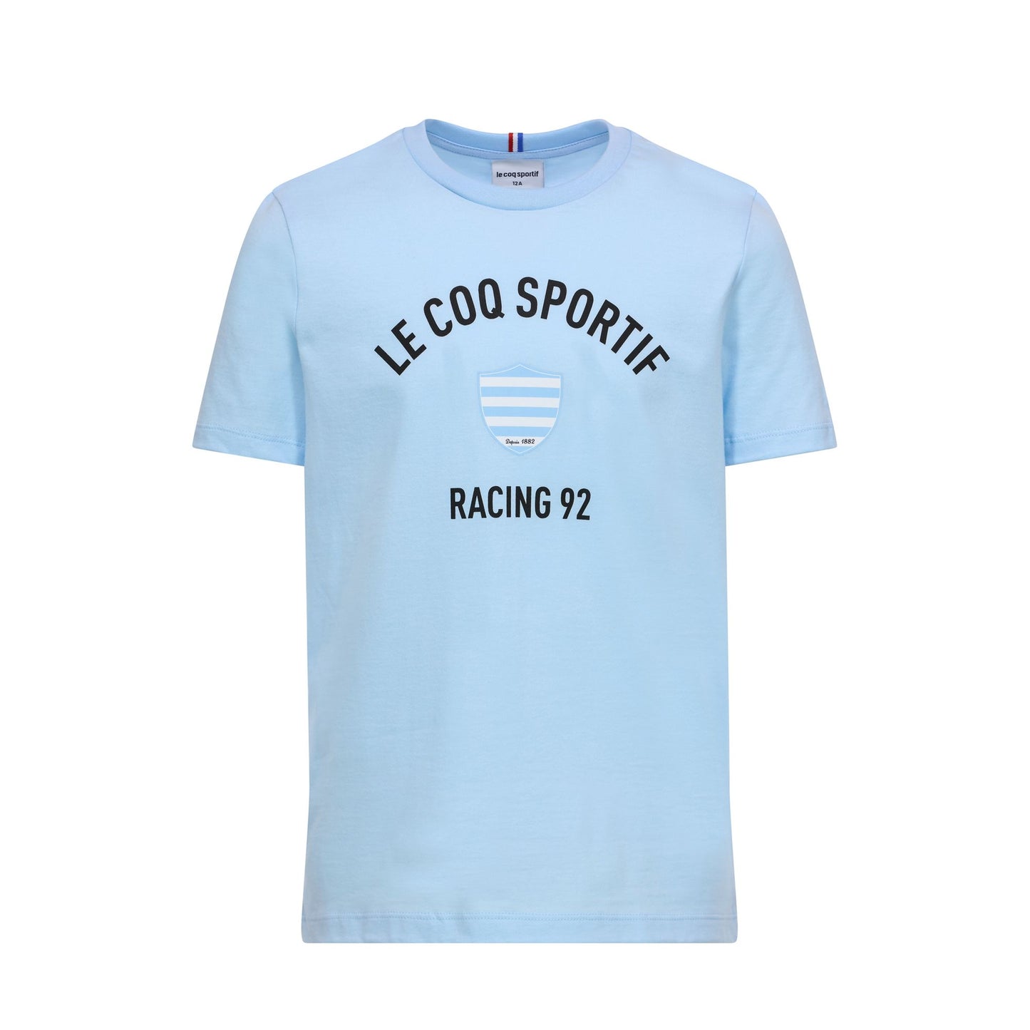 Tee shirt bleu ciel enfant 19-20 Racing 92 x Le Coq Sportif