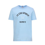 Tee shirt bleu ciel enfant 19-20 Racing 92 x Le Coq Sportif