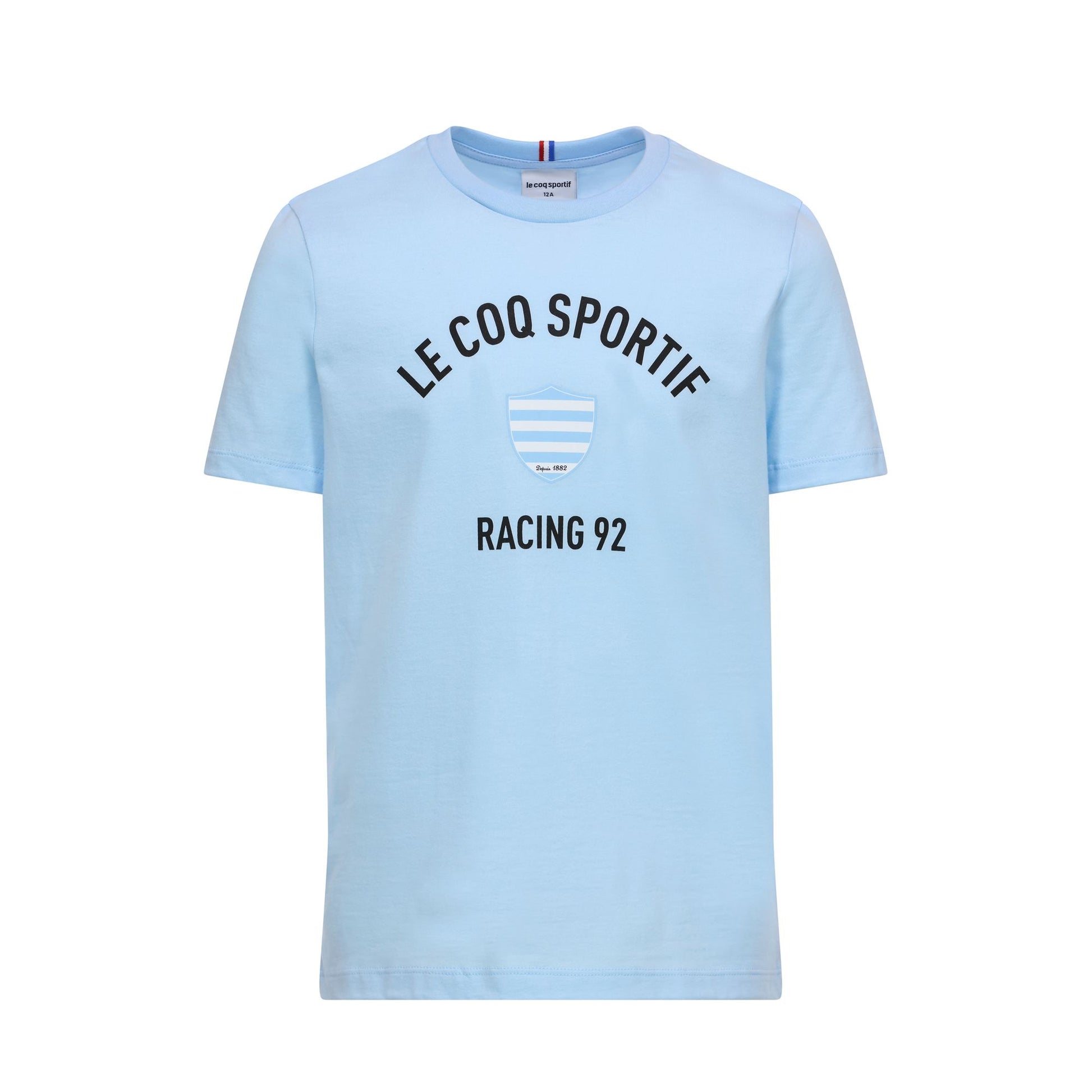Tee shirt bleu ciel enfant 19-20 Racing 92 x Le Coq Sportif