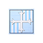 Carré de soie Racing 92 ciel et blanc