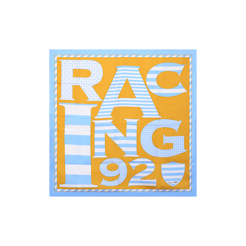 Carré de soie Racing 92 or