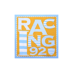 Carré de soie Racing 92 or