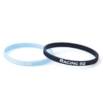Duo bracelets silicone Racing 92