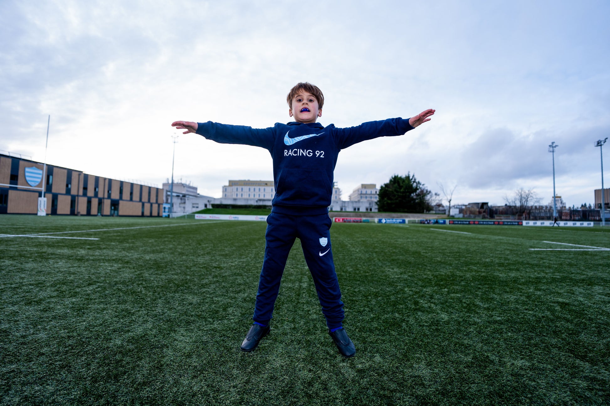 Hoodie Marine Kid Racing 92 x Nike 25-26