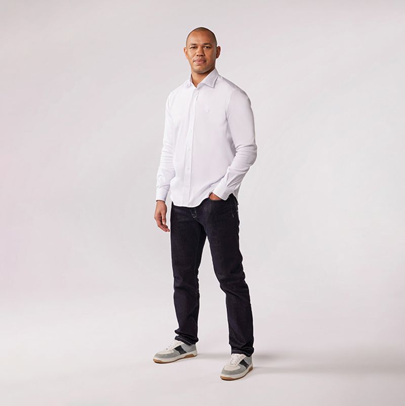 Chemise Blanche Eden Park x Racing 92