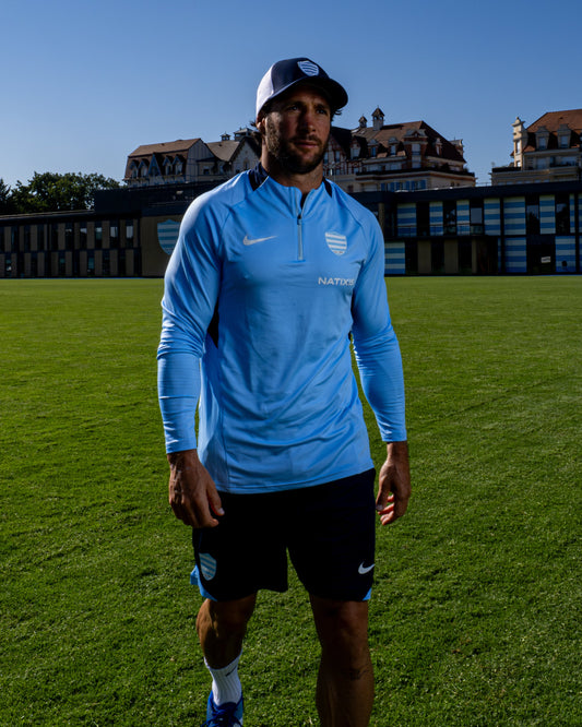 Pack sweat training zippé 1/4 + short training