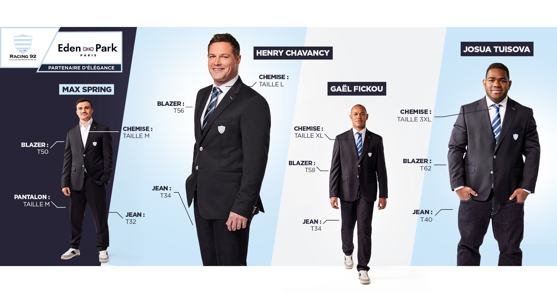 Racing 92 x Eden Park - Partenaire d'élégance